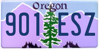 OR license plate 901ESZ