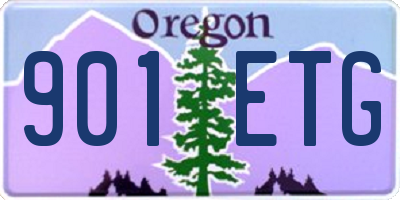 OR license plate 901ETG
