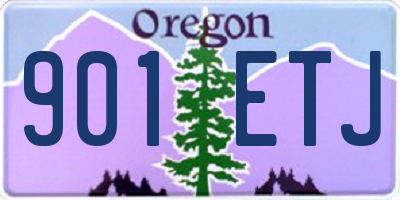 OR license plate 901ETJ