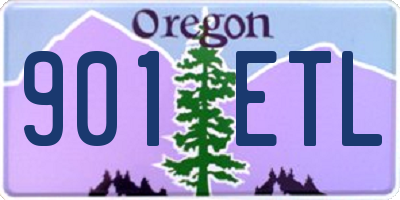 OR license plate 901ETL