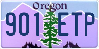 OR license plate 901ETP