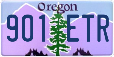 OR license plate 901ETR