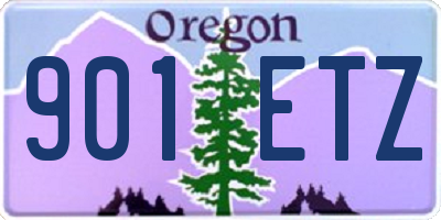 OR license plate 901ETZ