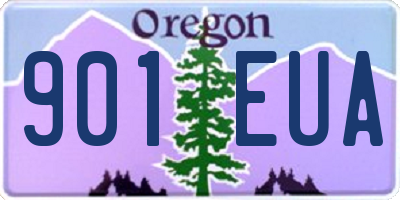 OR license plate 901EUA