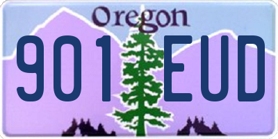 OR license plate 901EUD