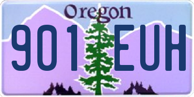 OR license plate 901EUH