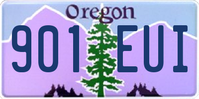 OR license plate 901EUI