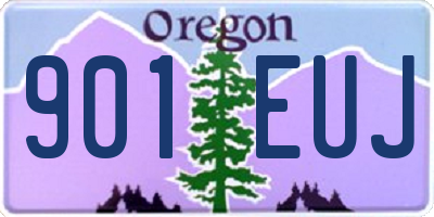 OR license plate 901EUJ