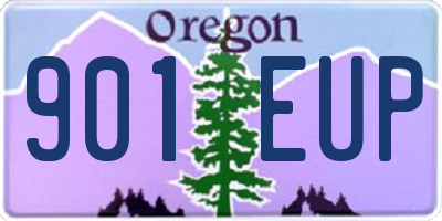OR license plate 901EUP