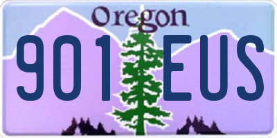 OR license plate 901EUS