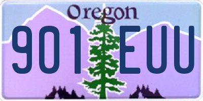 OR license plate 901EUU
