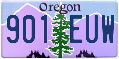 OR license plate 901EUW