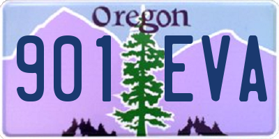 OR license plate 901EVA