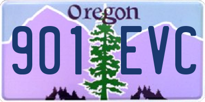 OR license plate 901EVC