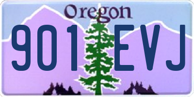 OR license plate 901EVJ