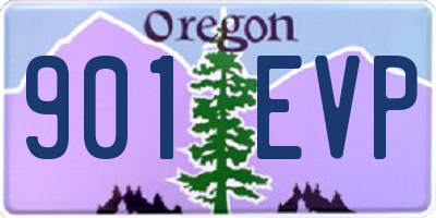 OR license plate 901EVP