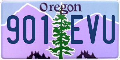 OR license plate 901EVU