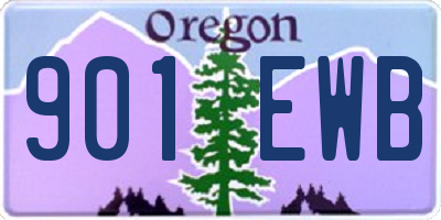 OR license plate 901EWB