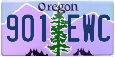 OR license plate 901EWC