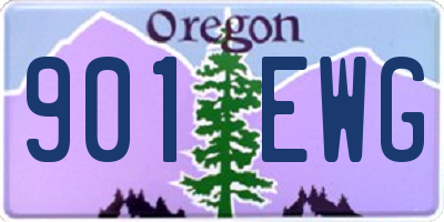 OR license plate 901EWG