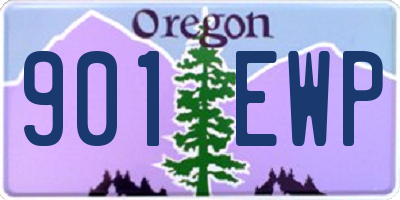 OR license plate 901EWP