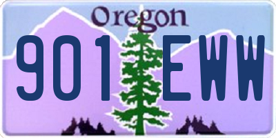 OR license plate 901EWW