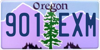 OR license plate 901EXM