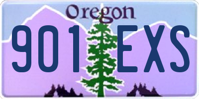 OR license plate 901EXS