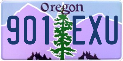 OR license plate 901EXU