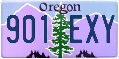 OR license plate 901EXY