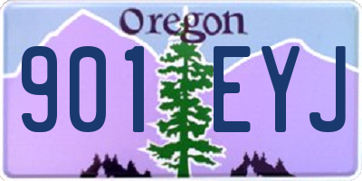 OR license plate 901EYJ