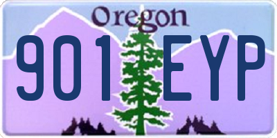 OR license plate 901EYP