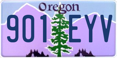 OR license plate 901EYV