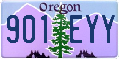 OR license plate 901EYY