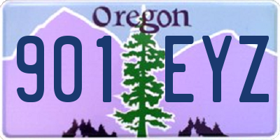 OR license plate 901EYZ