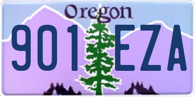 OR license plate 901EZA