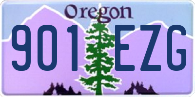 OR license plate 901EZG