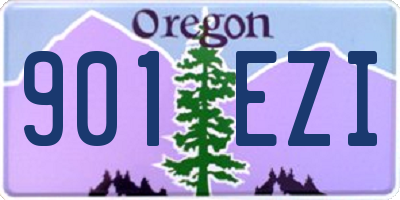 OR license plate 901EZI