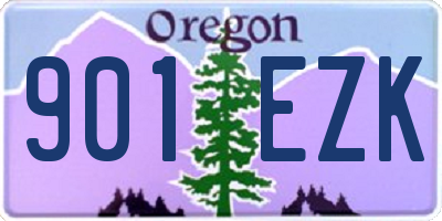 OR license plate 901EZK