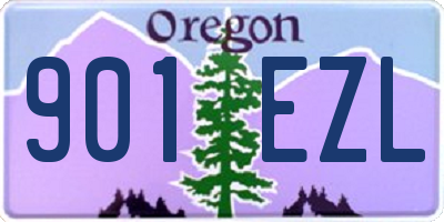 OR license plate 901EZL