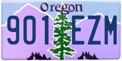 OR license plate 901EZM