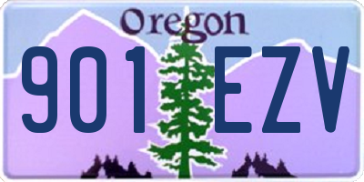 OR license plate 901EZV