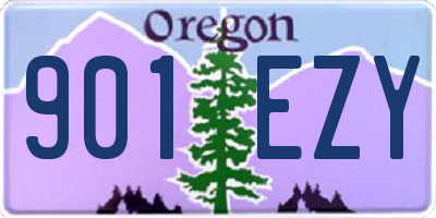 OR license plate 901EZY