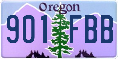 OR license plate 901FBB