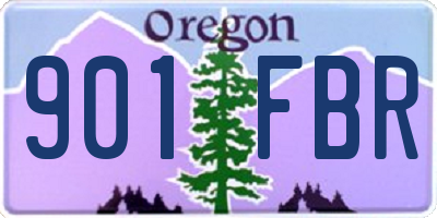 OR license plate 901FBR