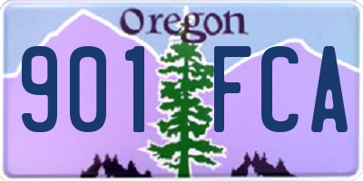 OR license plate 901FCA