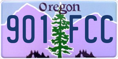 OR license plate 901FCC