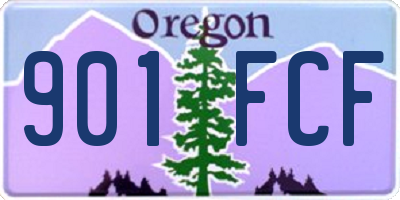 OR license plate 901FCF