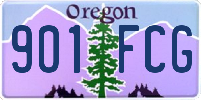 OR license plate 901FCG