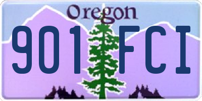 OR license plate 901FCI